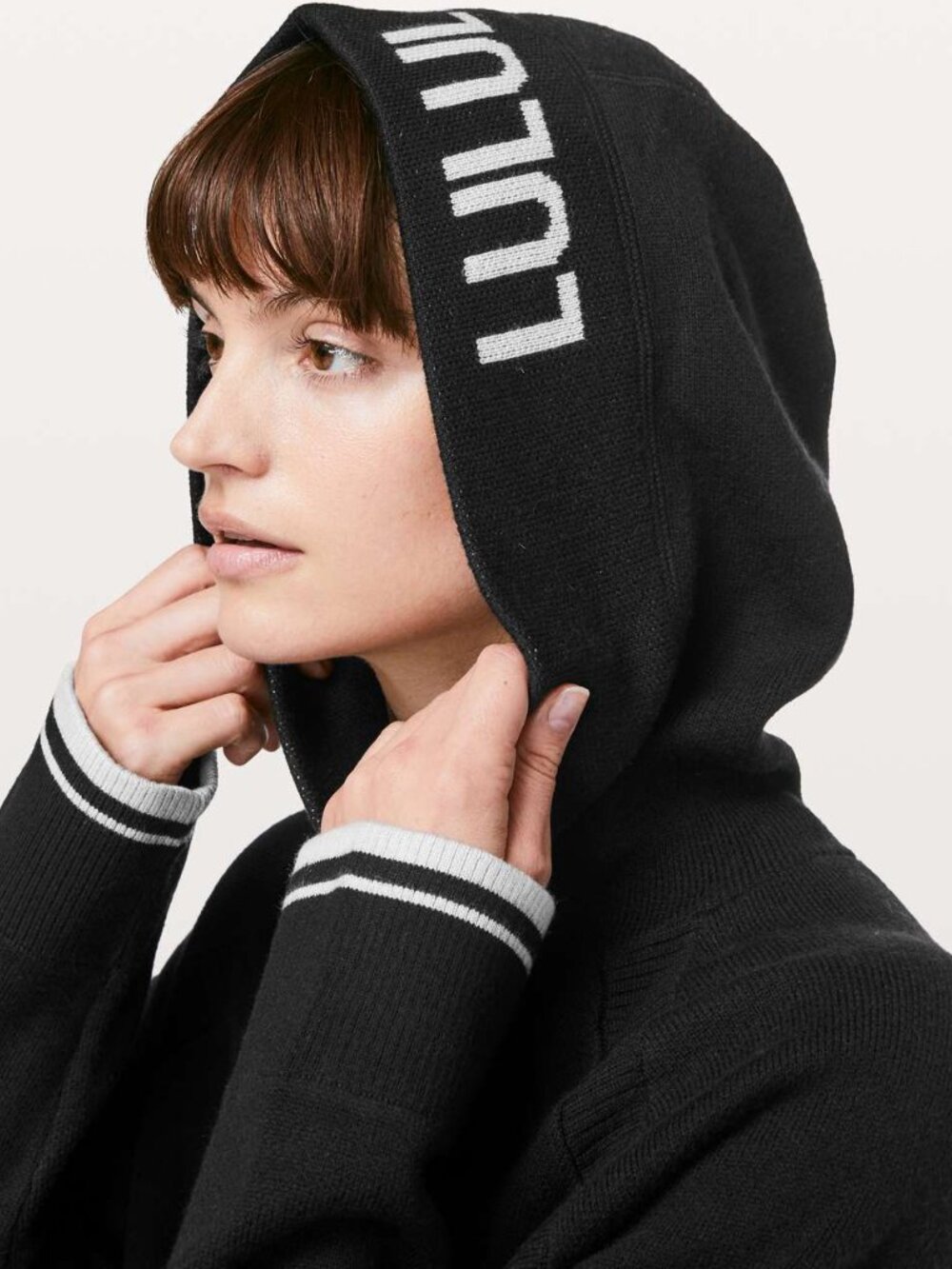 Lululemon Soothe Away Cashmere Blend Hoodie with Lululemon Wordmark
